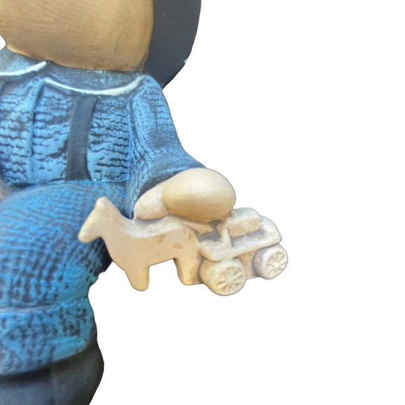 Vintage hand made pair of faceless Pennsylvania Dutch figures - Picture 9 of 11